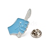 Fist with Knife Enamel Pins JEWB-R050-02P-02-3