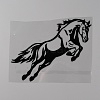Waterproof Horse Plastic Reflective Stickers DIY-WH0366-48B-1