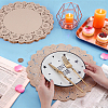 100Pcs Paper Wedding Party Table Mat AJEW-WH0696-674-4