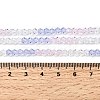 Transparent Gradient Color Glass Beads Strands GLAA-F131-01A-02-5