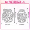 Fairy Theme Carbon Steel Cutting Dies Stencils DIY-WH0309-2066-2