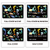 PVC Plastic Waterproof Card Stickers DIY-WH0432-067-4