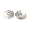 304 Stainless Steel Pendants STAS-L022-055P-03-2