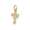 Brass Micro Pave Cubic Zirconia Pendants LS-KK-Z100-39G-04-1