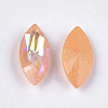 Pointed Back Resin Rhinestone Cabochons CRES-S381-7x15mm-C02-2