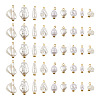 9 Sets 9 Style ABS Plastic Imitation Pearl Pendants KY-TA0001-23-2