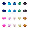 Craftdady 100Pcs 10 Colors Transparent Glass European Beads GLAA-CD0001-12-11