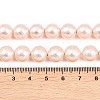 Wrinkle Textured Shell Pearl Beads Strands BSHE-E016-10mm-09-3