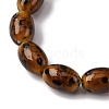 Handmade Gold Sand Lampwork Beads Strands LAMP-Q045-06A-3