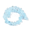 Transparent Glass Enamel Beads Strands GLAA-B021-05G-2