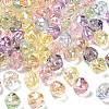 UV Plated Transparent Acrylic Beads OACR-P032-02M-1