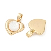 Brass Micro Pave Cubic Zirconia Pendants KK-U043-27G-2