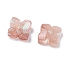 Dyed & Heated Glass Bead Caps GLAA-Z019-01K-2