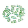 Picasso Transparent Glass Bugle Beads SEED-N010-02H-1