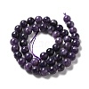 Natural Lepidolite/Purple Mica Stone Beads Strands G-B029-B03-03-2