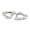 Zinc Alloy Spring Gate Rings X-PALLOY-L233-05A-P-3