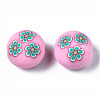 Handmade Polymer Clay Beads CLAY-N008-026F-2