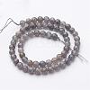 Natural Labradorite Bead Strands G-G947-05-6mm-2