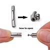 316 Surgical Stainless Steel Magnetic Screw Clasps X-STAS-A021-3mm-4