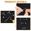  8Pcs 4 Style 304 Stainless Steel Ball Stud Earring Post FIND-NB0004-61-4