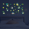 PVC Plastic Luminous Wall Stickers DIY-WH0384-001-7