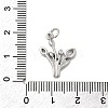 Brass Micro Pave Cubic Zirconia Pendants KK-A278-01B-02P-3