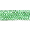 Transparent Electroplate Glass Beads Strands LS-EGLA-A039-T2mm-A24-1