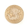 Animal Insect Theme Golden Plated Wax Seal Brass Stamp Head STAM-K001-03G-08-2