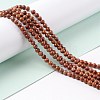 Natural Silver Line Jasper Beads Strands G-P451-02C-B-2