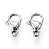 304 Stainless Steel Lobster Claw Clasps STAS-T065-10mm-34P-1