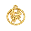 Twelve Constellations Alloy Pendants PALLOY-Q006-01G-G-1