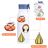 2 Bags 2 Styles Thanksgiving Day Cartoon Vinyl Stickers DIY-YW0009-91-3