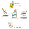 20Pcs 5 Styles Eco-Friendly Alloy Enamel Pendants ENAM-FP0002-88-3