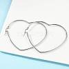 Tarnish Resistant 201 Stainless Steel Hoop Earrings EJEW-A052-09C-4