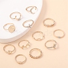 12Pcs Alloy Rhinestone Plain Band Rings PW-WG042B3-01-3