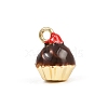Alloy Enamel Charms ENAM-I067-02G-03A-1