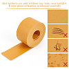 2M Flat Double Face Lychee Pattern Imitation Leather Band LC-WH0010-01B-05-4