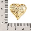 Rack Plating Brass Micro Pave Cubic Zirconia Pendants ZIRC-F142-14C-G-3