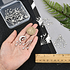 SUNNYCLUE 12Pcs 6 Style 201 Stainless Steel Pendants STAS-SC0003-02-3