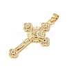 Easter Brass Micro Pave Clear Cubic Zirconia Pendants CU-CBA97F2-01A-G-2