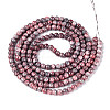 Baking Paint Glass Beads Strands X-DGLA-N016-4mm-04-2