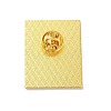 Golden Alloy Brooches JEWB-K020-01C-G-2