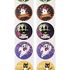 500Pcs Round Halloween Stickers AJEW-S090-03B-2