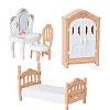 Plastic Bedroom Furniture Kit Miniature Ornaments PW-WG0711A-01-1