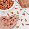 GOMAKERER 150Pcs Mini Ceramic Bricks AJEW-GO0001-82-4