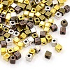 Tibetan Style Alloy Cube Spacer Beads TIBEB-X0011-NR-1