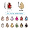 24Pcs 12 Colors Teardrop Sew on Rhinestone DIY-GA0005-17-2