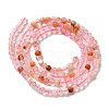 Natural Cherry Blossom Agate Beads Strands G-B090-A15-02-3