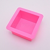 Square Soap Silicone Molds AJEW-WH0129-06-1