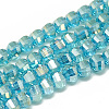 Electroplate Glass Beads Strands EGLA-Q094-A09-1